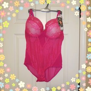 Daisy Fuentes Full Figure Lace Teddy